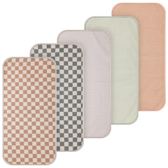 Hahafelt five-piece muslin waterproof liner set for quick diaper changes
