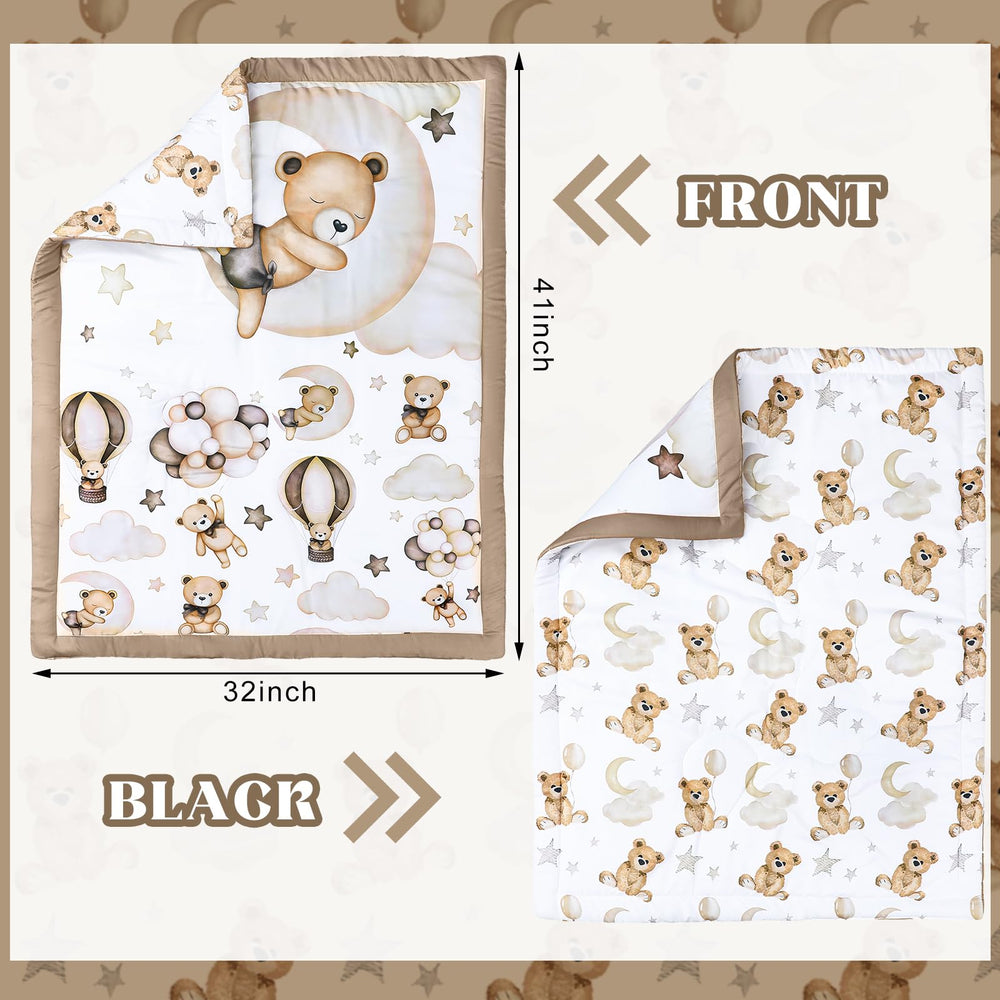 Hahafelt multicolor nursery bedding adding playful texture to neutral spaces