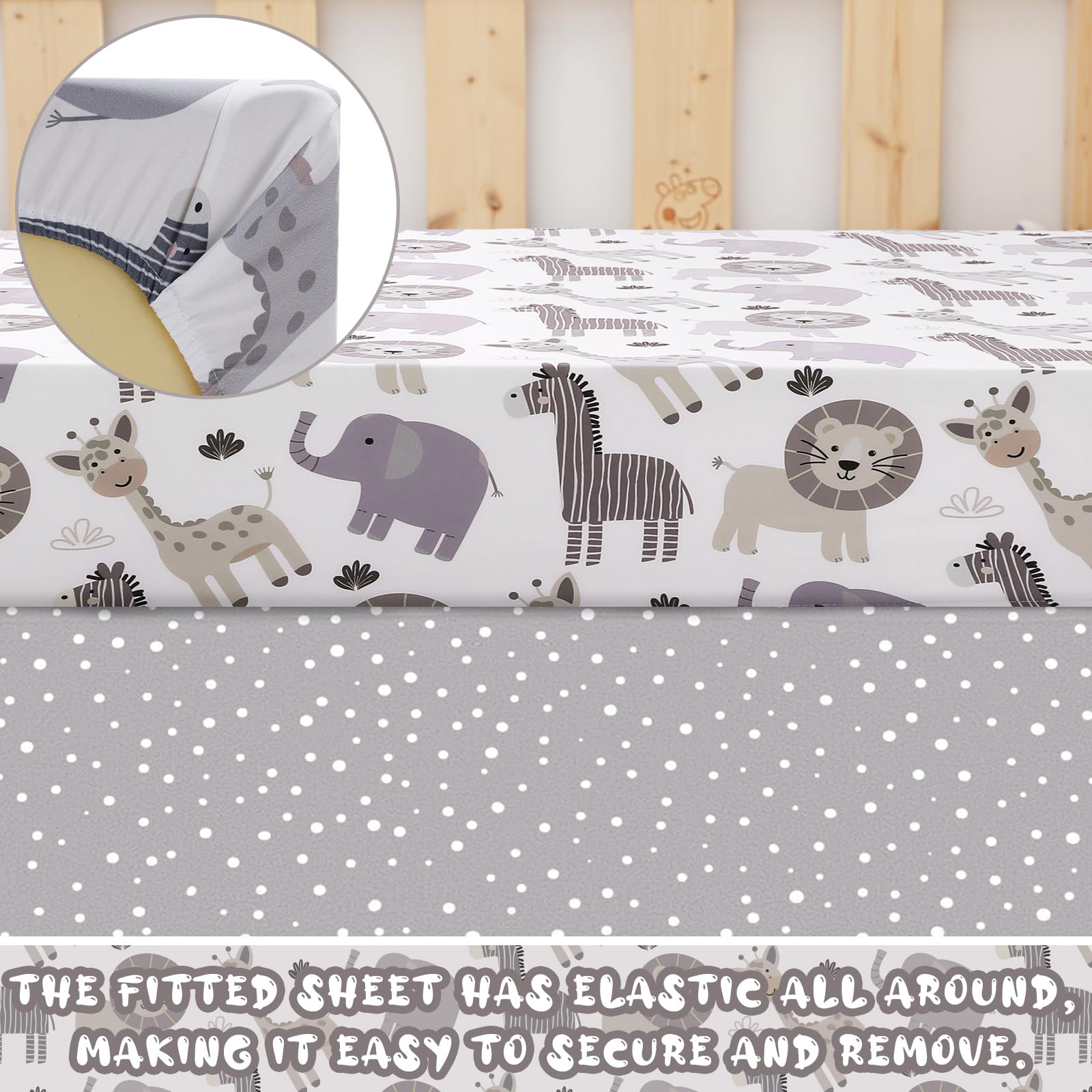 Hahafelt quilted comfort supports peaceful crib time for baby