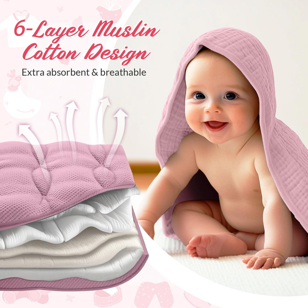 Hahafelt rose washcloth, soft absorbent cloth for face and hands