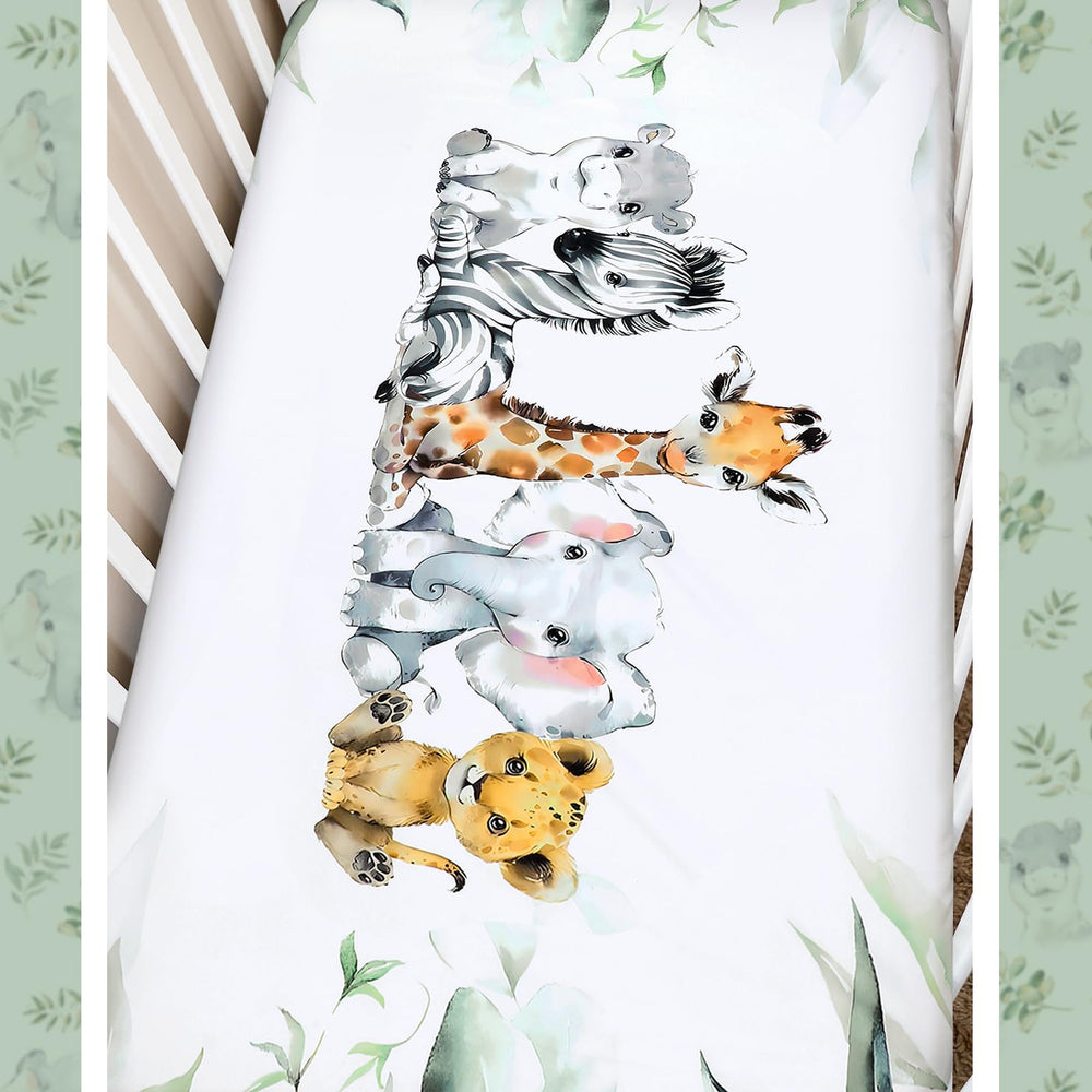 Hahafelt safari nursery scene showcases versatile neutral setup