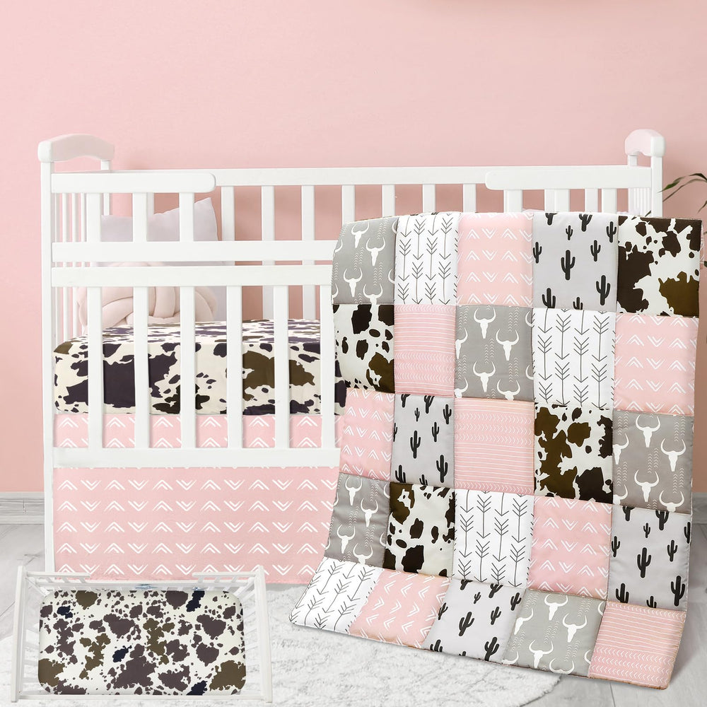 Hahafelt soft polyester crib bedding offers gentle sleep