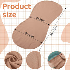 Hahafelt waterproof-compartment changing pad liner keeps messes contained for quick cleanup