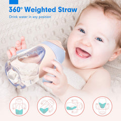 Hahaland ergonomic handle helps small hands grip during practice.