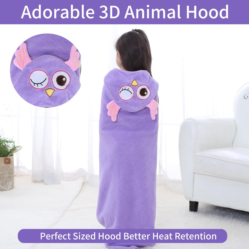 HAHASHOW 100% cotton towel demonstrates thick, absorbent texture for quick drying.