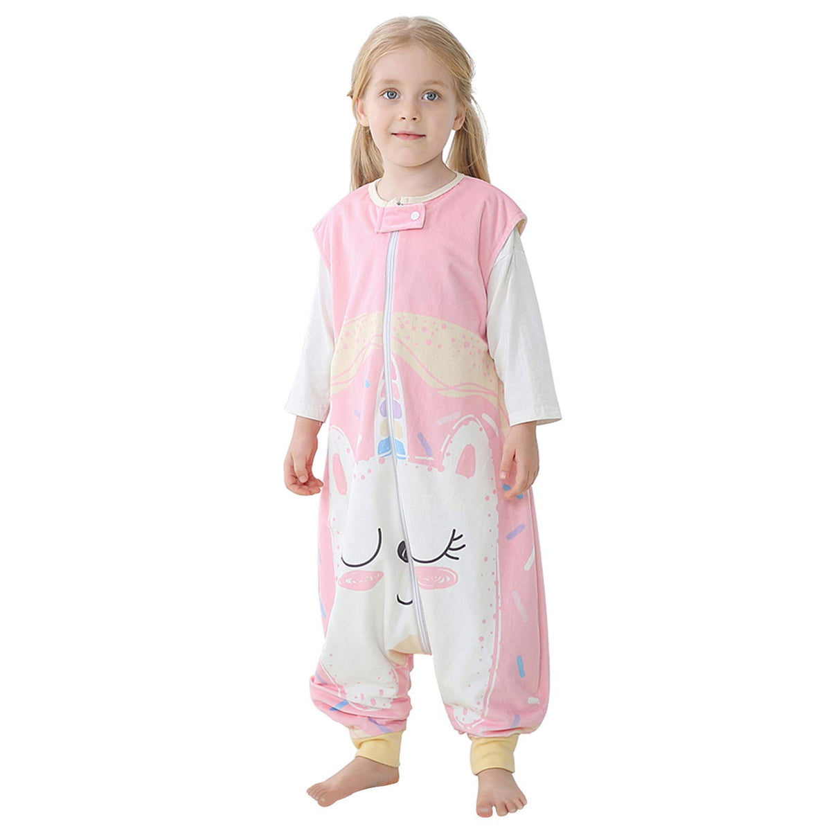 HAHASHOW baby sleeping sack with legs keeps little movers cozy and flexible