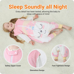 HAHASHOW early walker sleeping sack supports active toddlers
