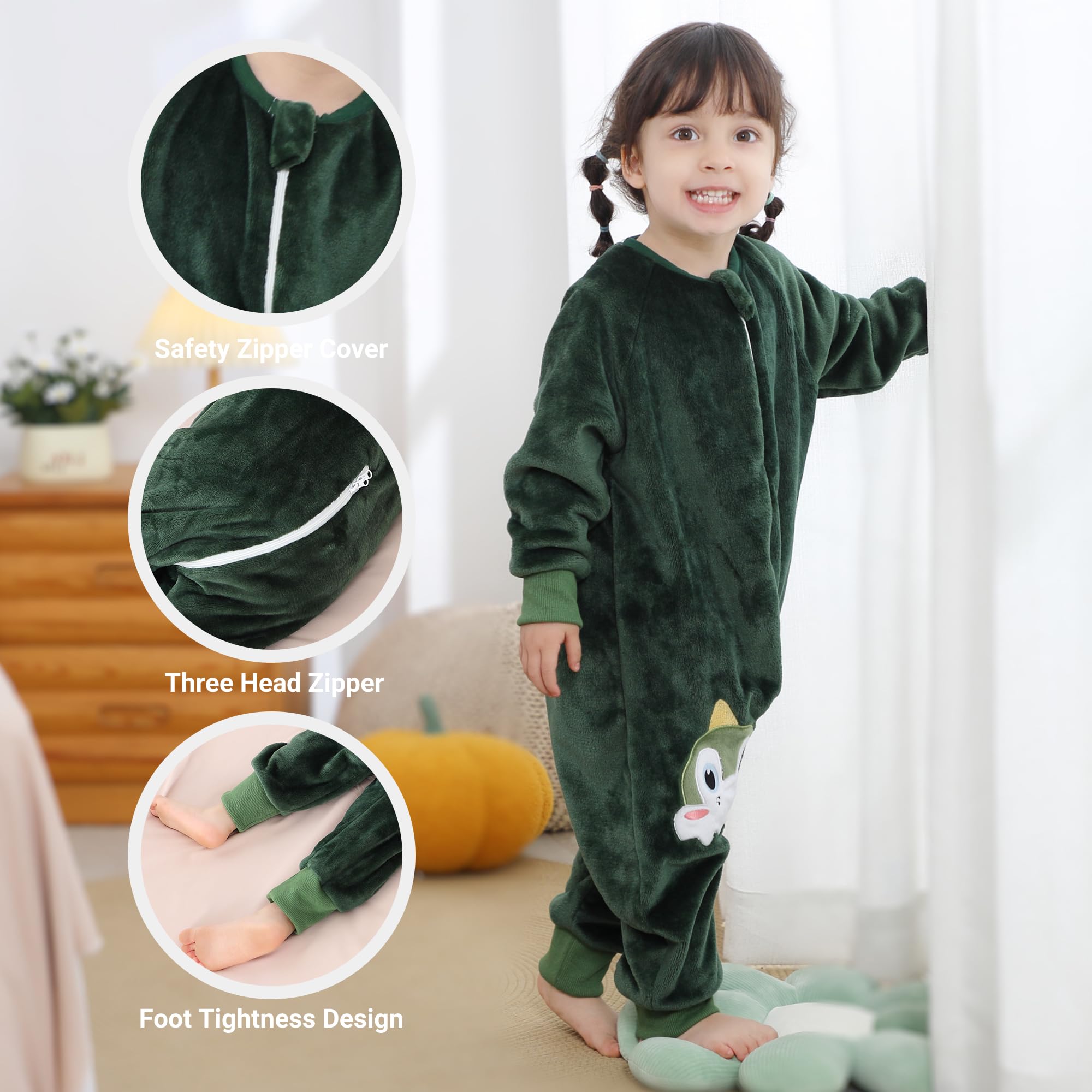 HAHASHOW flannel lining provides soft, breathable comfort for sensitive skin