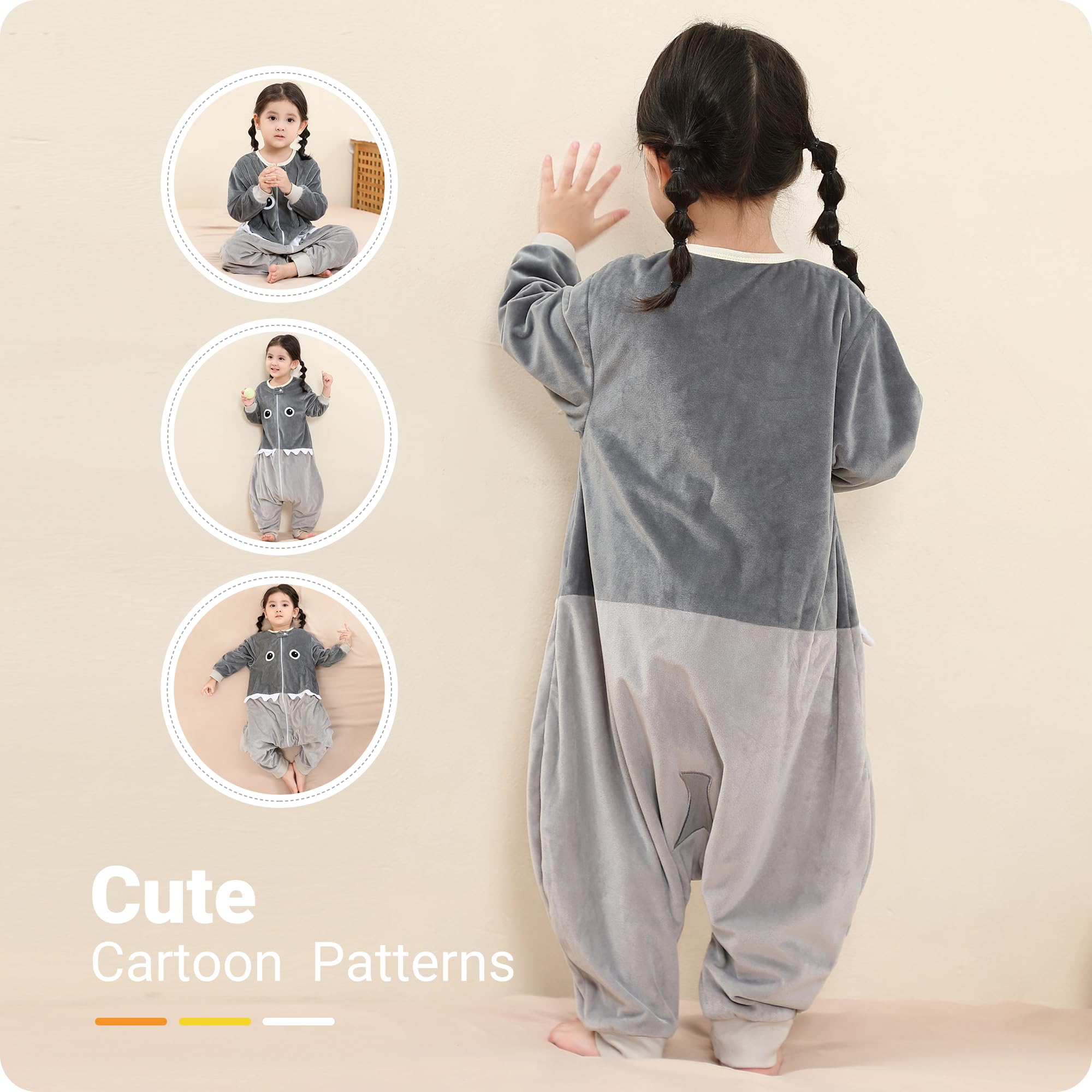 HAHASHOW swaddle wearable blanket makes bedtime snug and secure.