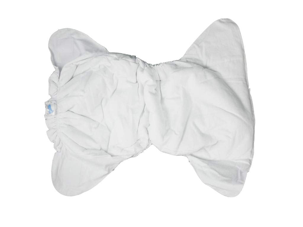 Haian ABDLAdult incontinence AIO PVC diaper side view showing flexible fit and elastic waist.