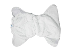 Haian ABDLAdult incontinence AIO PVC diaper side view showing flexible fit and elastic waist.
