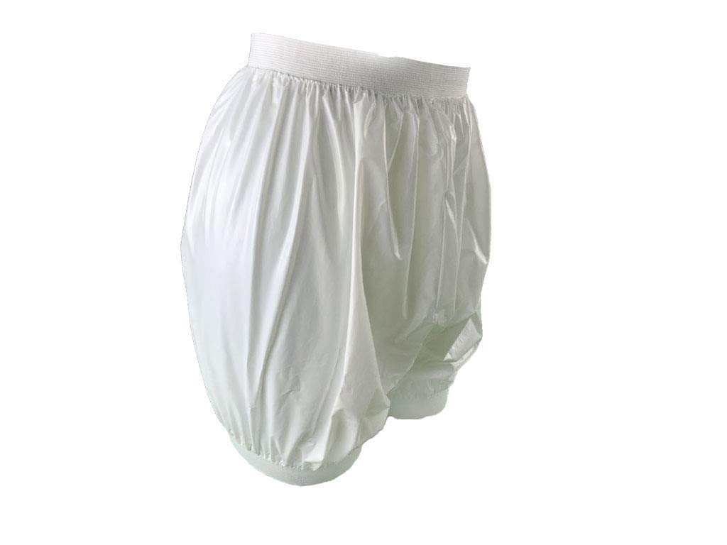 Haian pants showing soft flesh elastics for gentle skin contact.