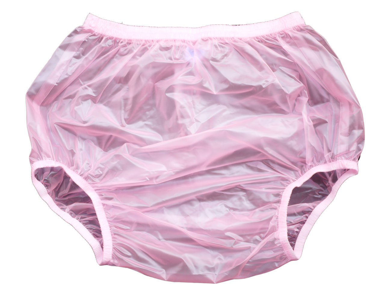 Haian adult pull-on pants in transparent pink for discreet daily protection.
