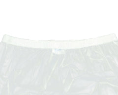 Elastic waist close-up shows flexible, comfortable fit without rustling noise.