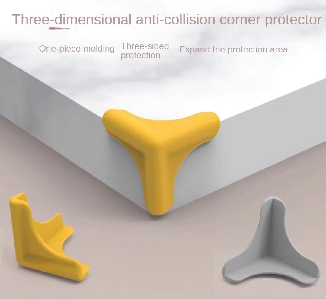 HAILANA silicone corner protector with pre-applied adhesive for quick installation