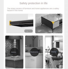 HAILANA gray corner guards with an L-shaped design absorbing impact