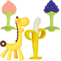 HAILI XMGQ banana teether easing gums with bright colors