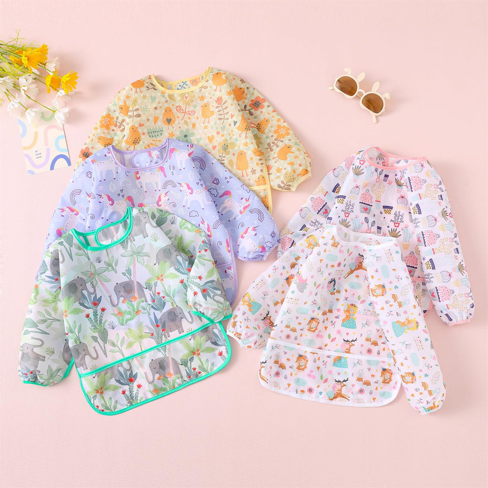HaimoBurg pack of five bibs offers versatile 6–30 month coverage.