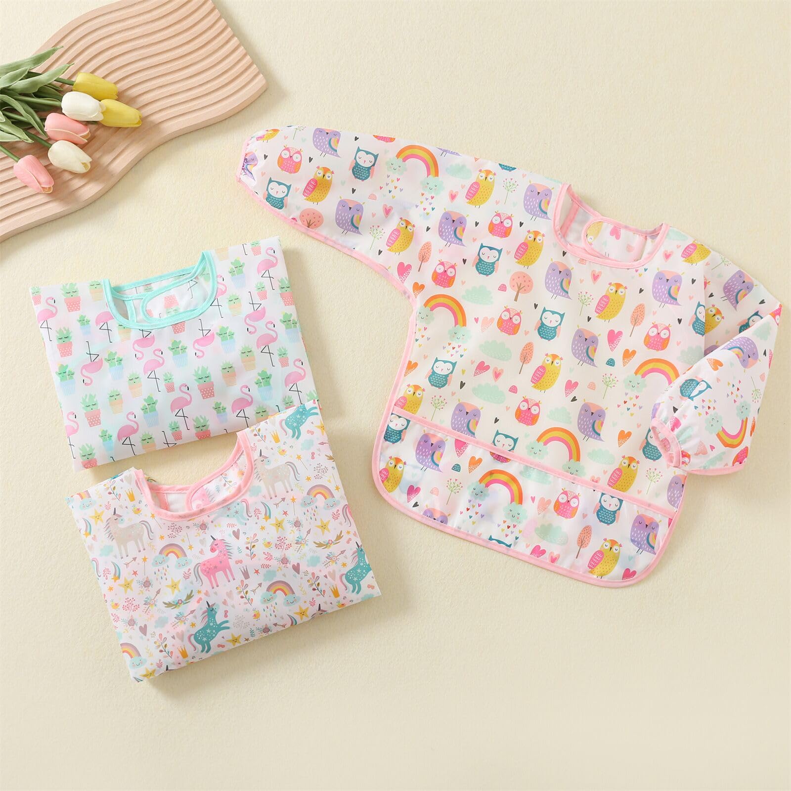 HaimoBurg lightweight bibs for active toddlers during play