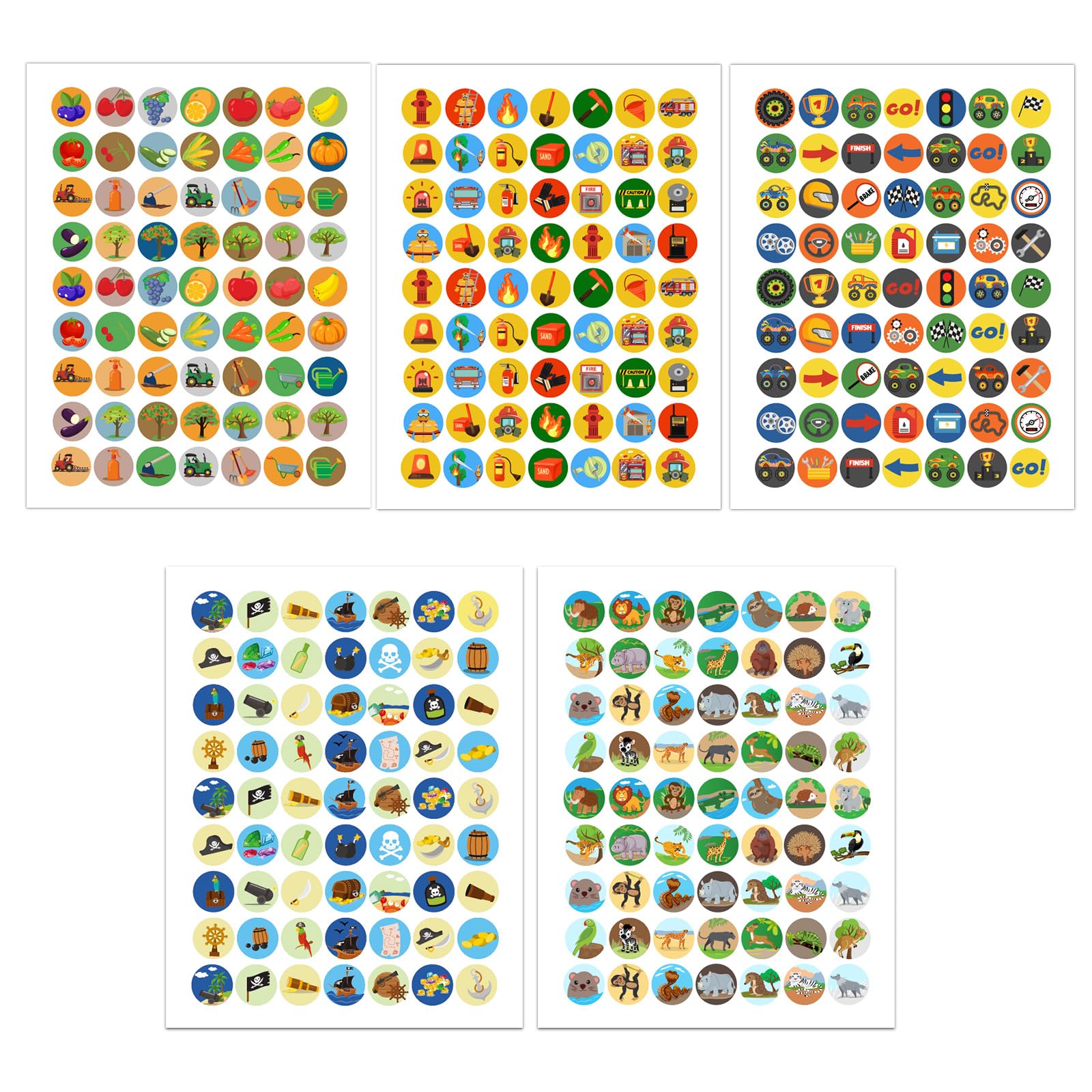HAJOROM 252-sticker set provides ample rewards for milestones