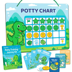 HAJOROM Potty Chart mainboard with reusable magnets for mess-free training.