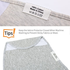 Hakochia swaddle enables easy diaper changes.