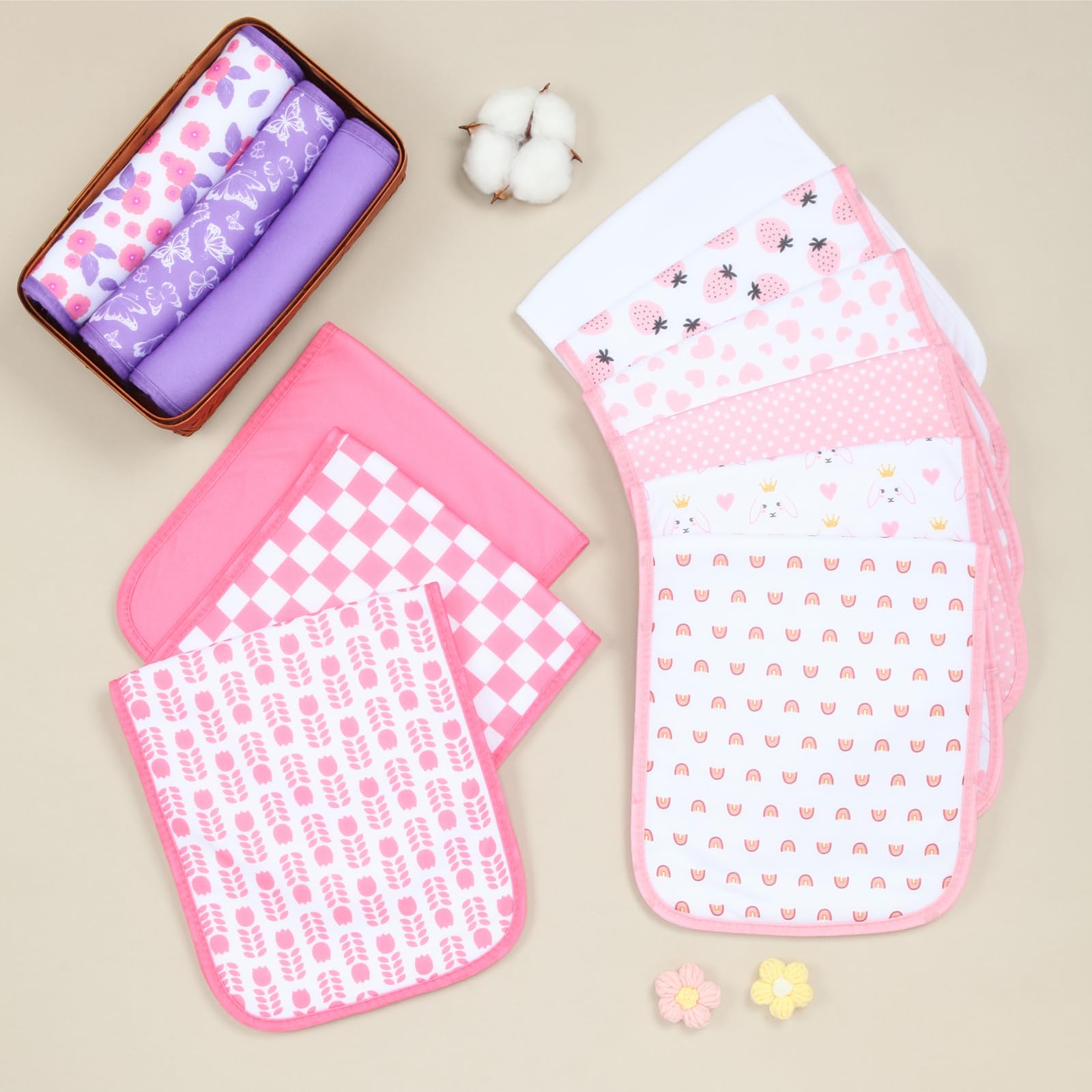Hakochia 8-pack offers ample coverage for everyday feeding and diaper changes