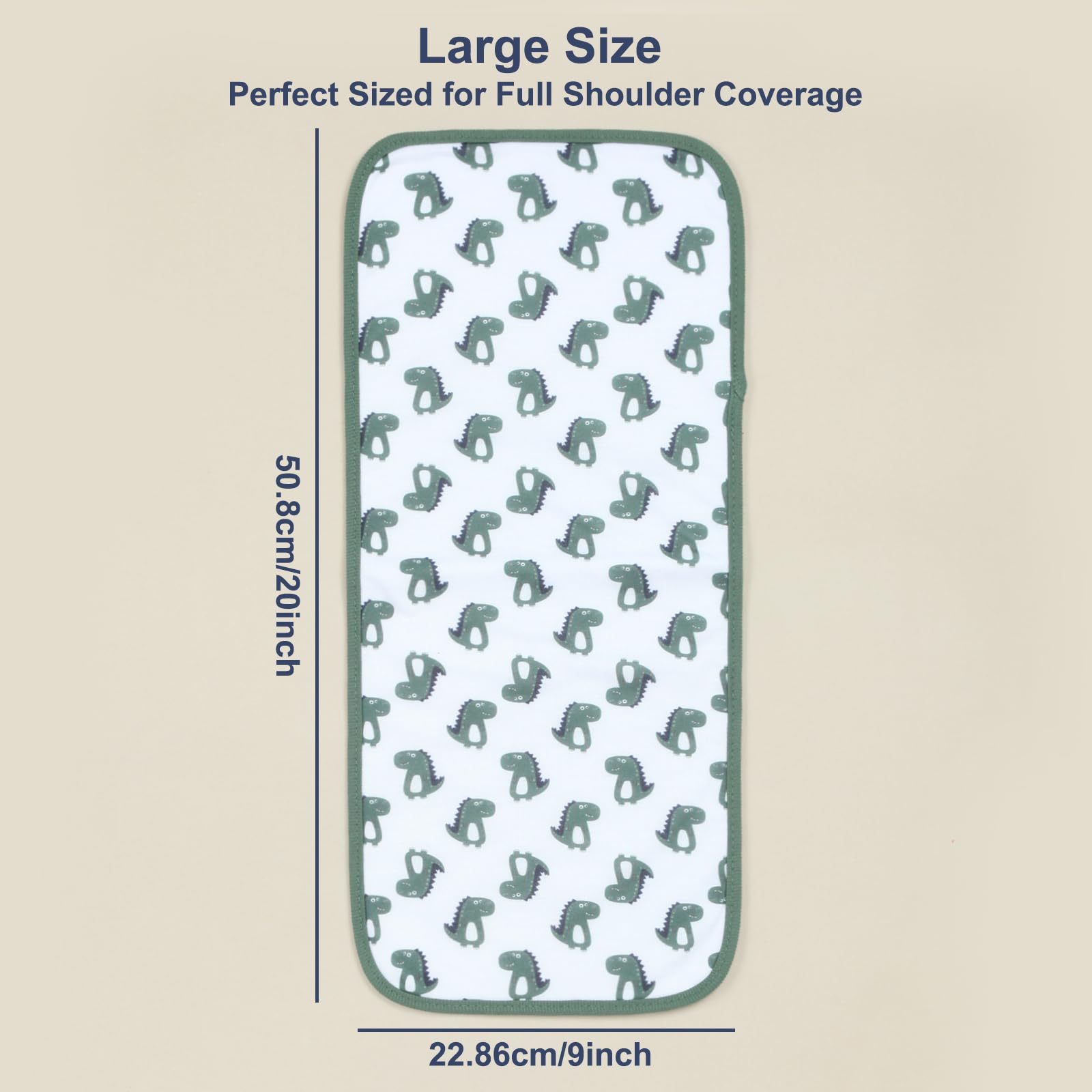 Hakochia burp cloths in neutral colors for versatile daily use