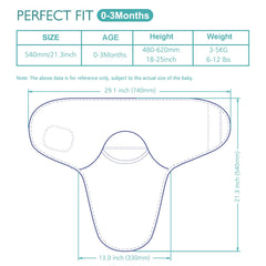 Hakochia swaddle 3-pack box highlights value and convenience.