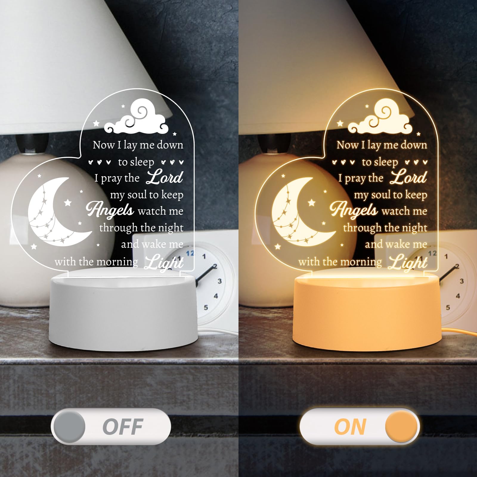 Hakumata USB power cable keeps night light ready