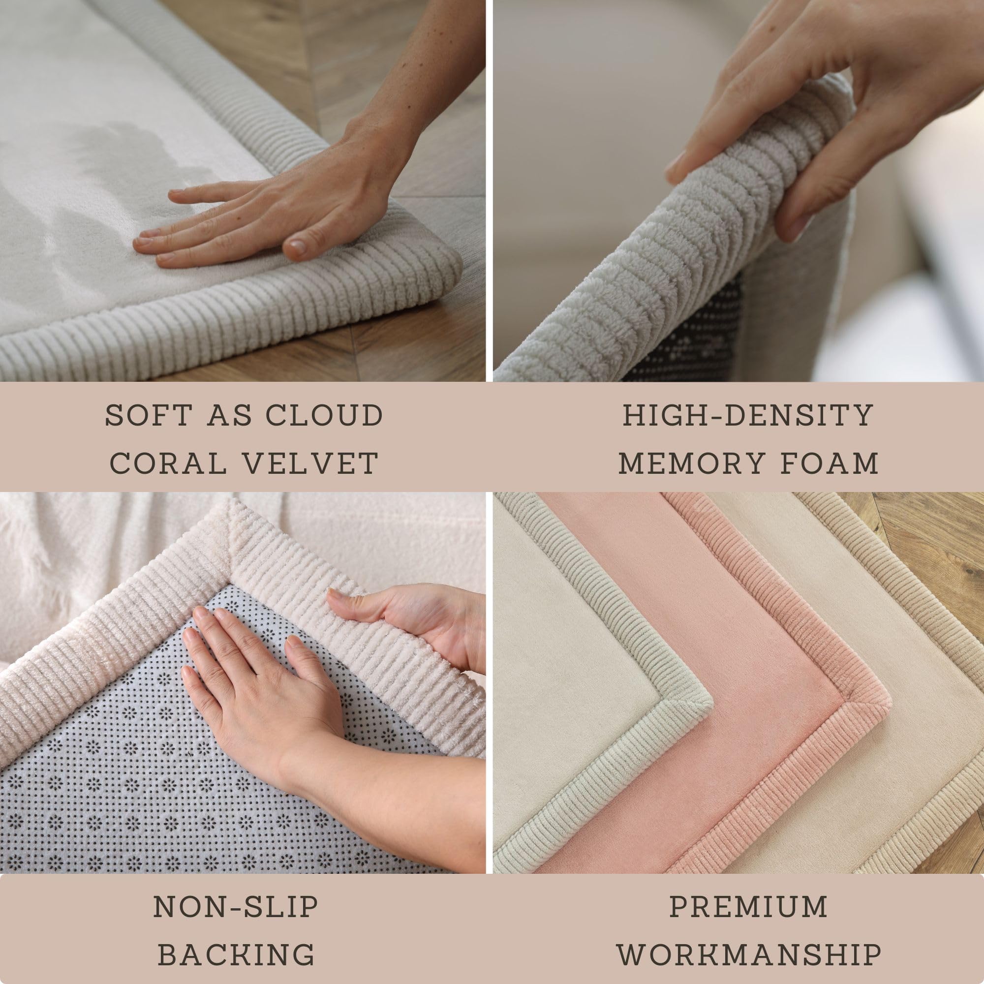 Hakuna Matte CloudSoft memory foam core cushions little movers with gentle support.