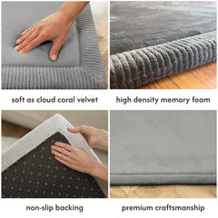 Hakuna Matte CloudSoft non-slip back keeps mat in place on hard floors.
