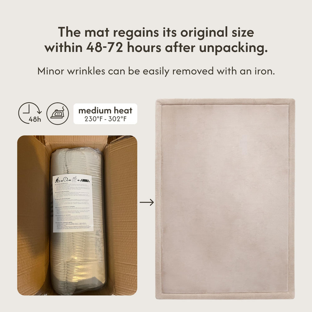 Hakuna Matte easy-care surface cleans with a wipe or mild soap.