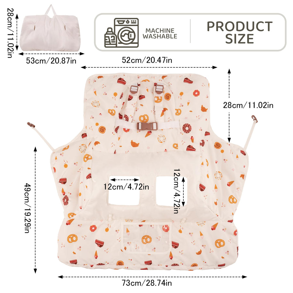 HALAA VAUVA baby cart cover soft-breathable dessert for a comfortable ride