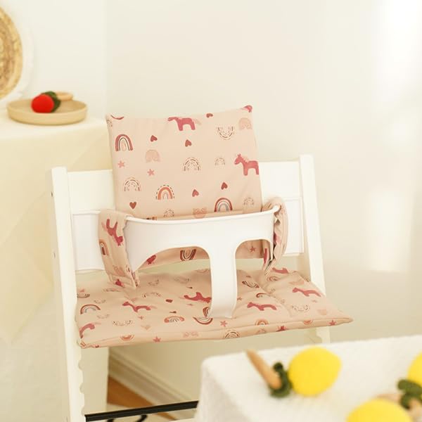 HALAA VAUVA quick-install cushions for fast, secure high chair setup