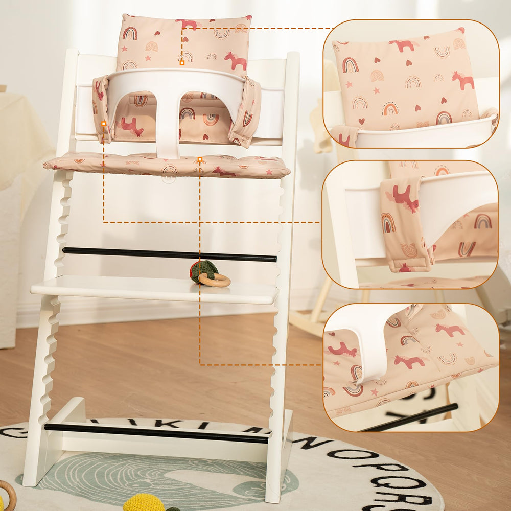 HALAA VAUVA seat-base cushion keeps child supported and tidy
