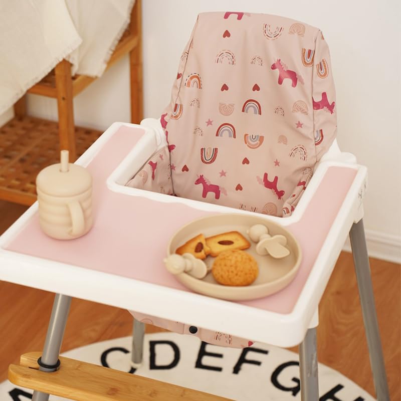 HALAA VAUVA DJ Pink chair pad enhances mealtime ambiance