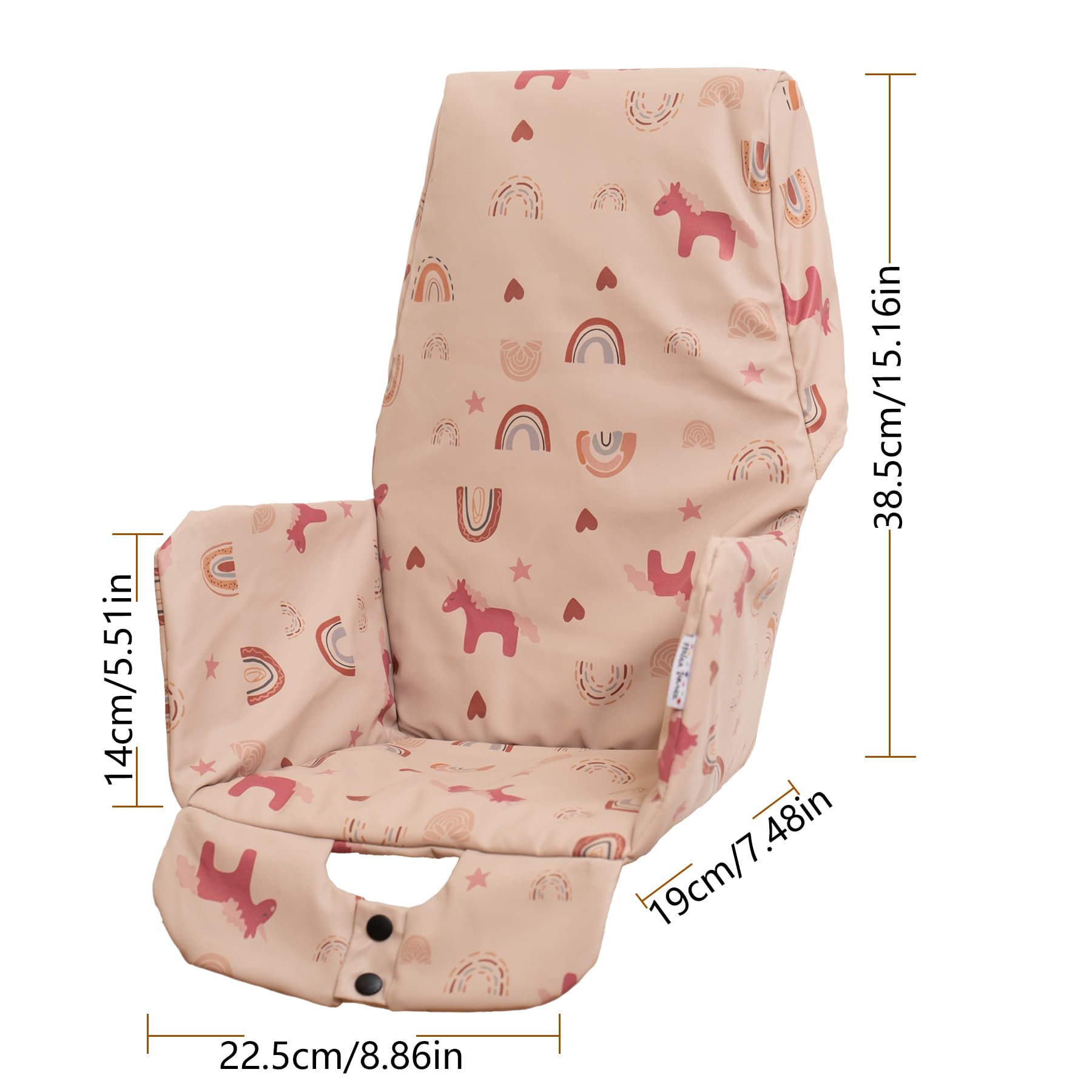 HALAA VAUVA easy-install cushion on Antilop high chair for quick setup