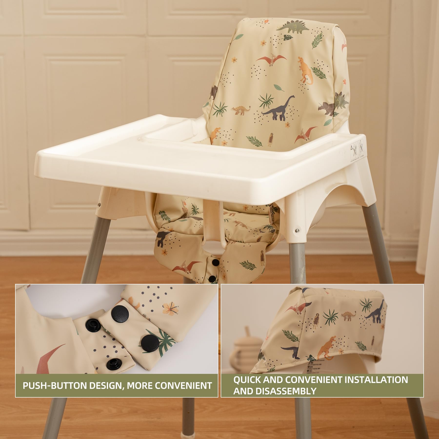 HALAA VAUVA easy-clean design lets quick wipe-down after feeding