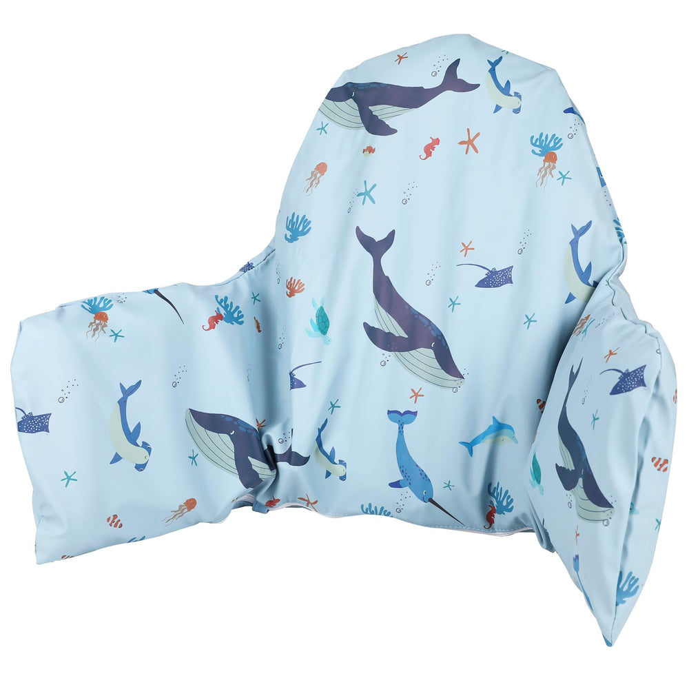 HALAA VAUVA high chair cushion sea blue cover protecting against spills