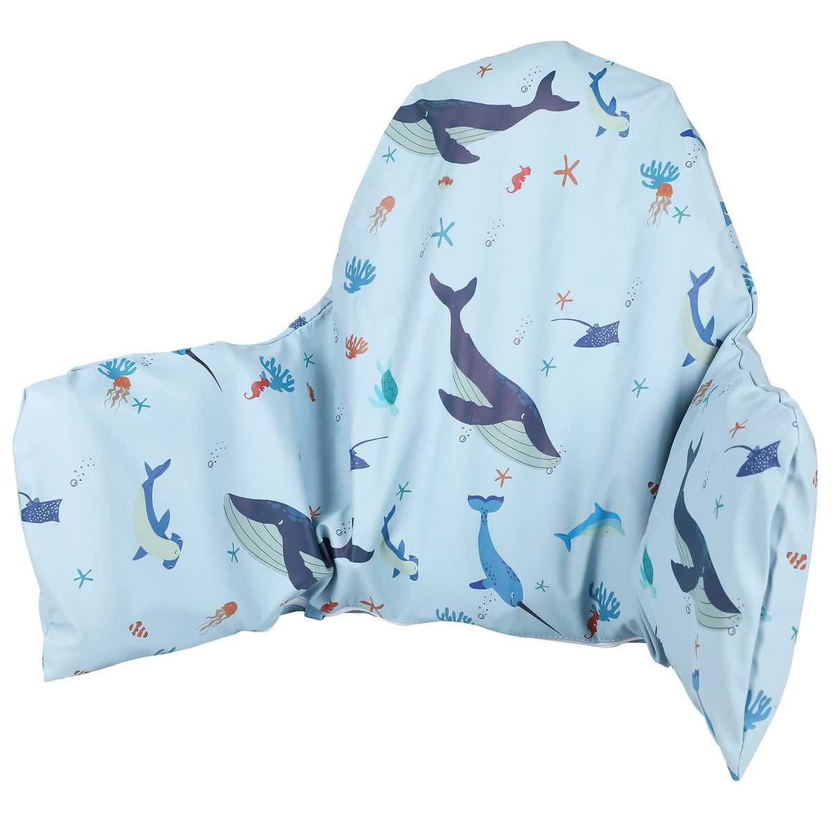 HALAA VAUVA high chair cushion sea blue cover protecting against spills