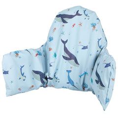 HALAA VAUVA high chair cushion sea blue cover protecting against spills