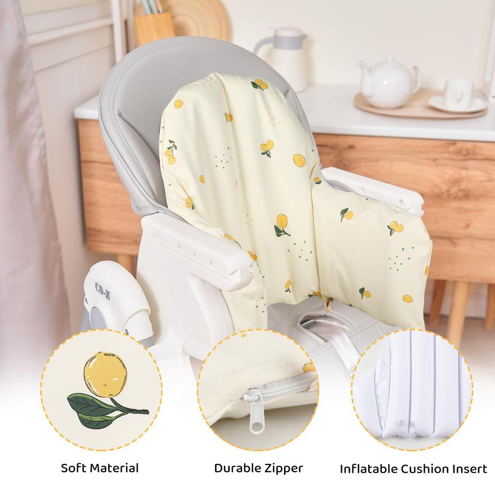 HALAA VAUVA inflatable inner lining lets you adjust firmness for comfort at meals