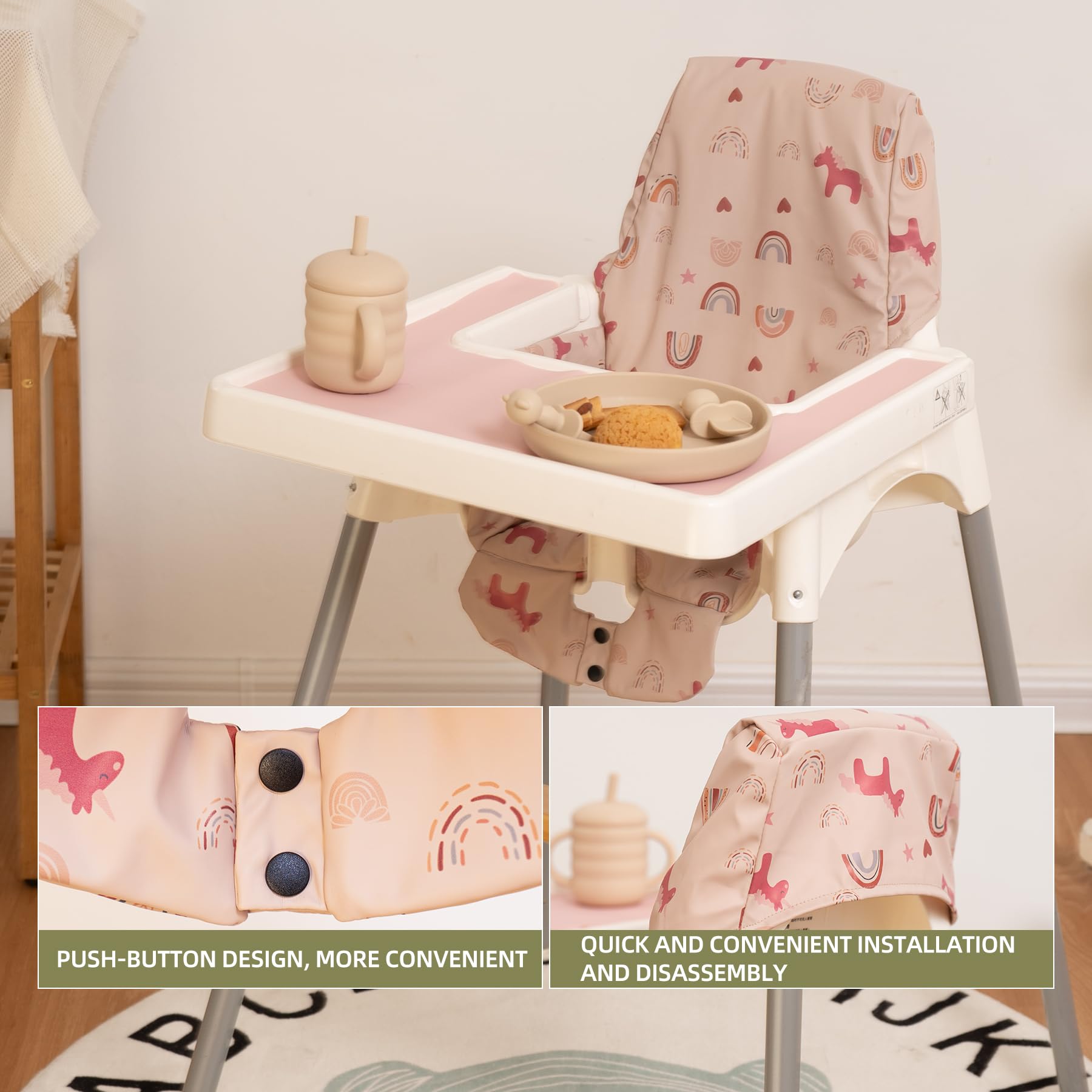 HALAA VAUVA PU material wipes clean for fast spills cleanup