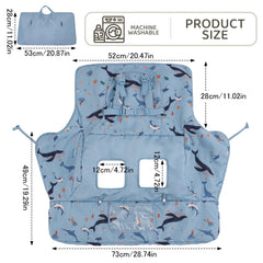 HALAA VAUVA cart cover folded into storage bag for easy transport