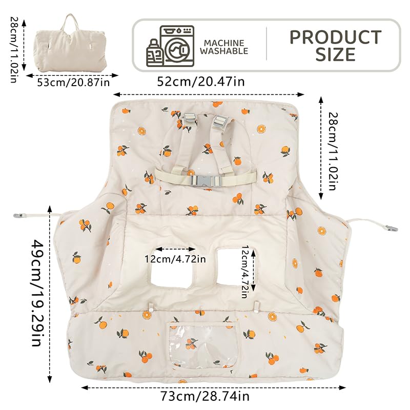 HALAA VAUVA cart cover with harness lid keeps baby secure during outings.