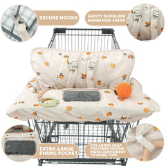HALAA VAUVA soft, breathable fabric creates comfortable seating for baby.