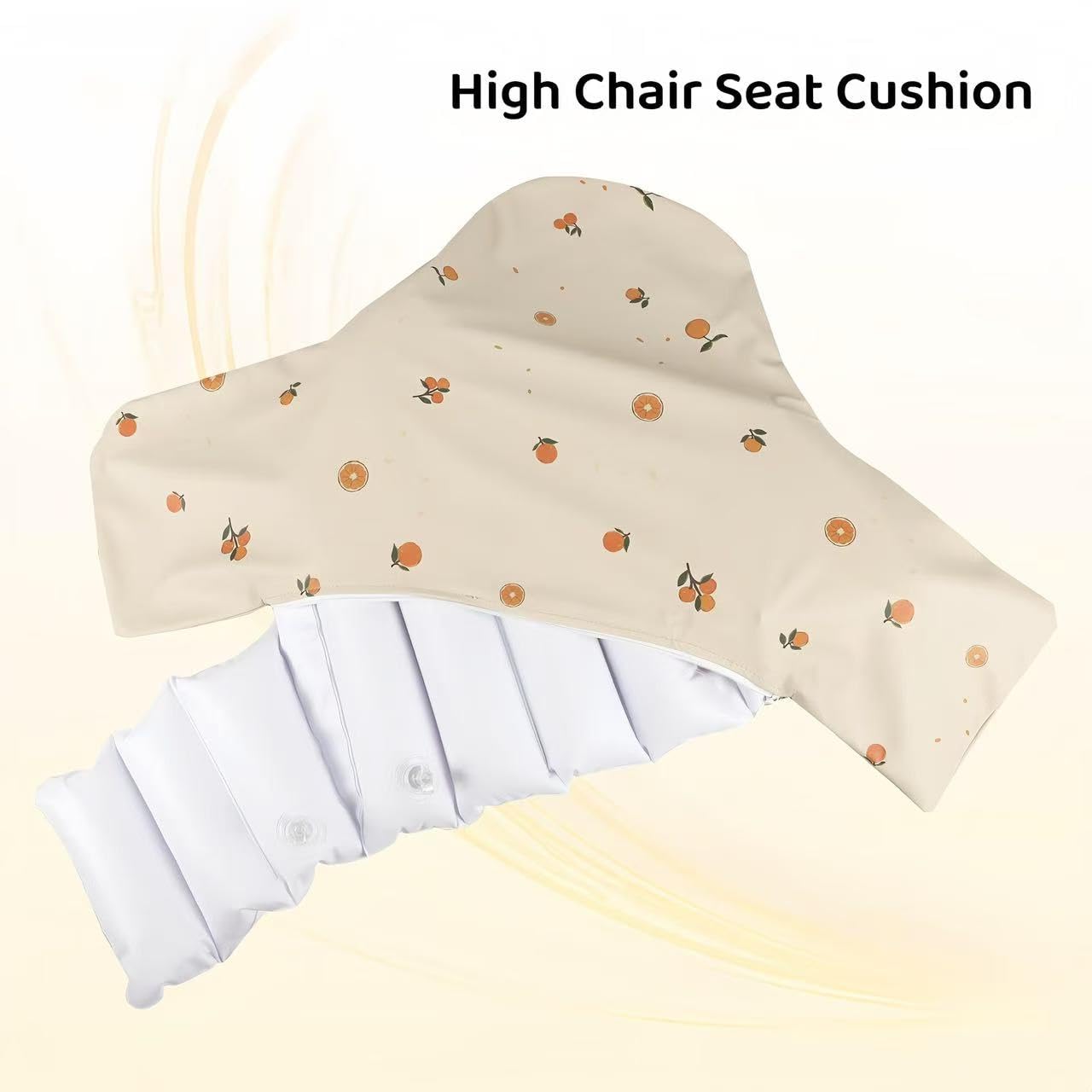 HALAA VAUVA soft, cozy cushion provides comfortable seating for babies during mealtimes.