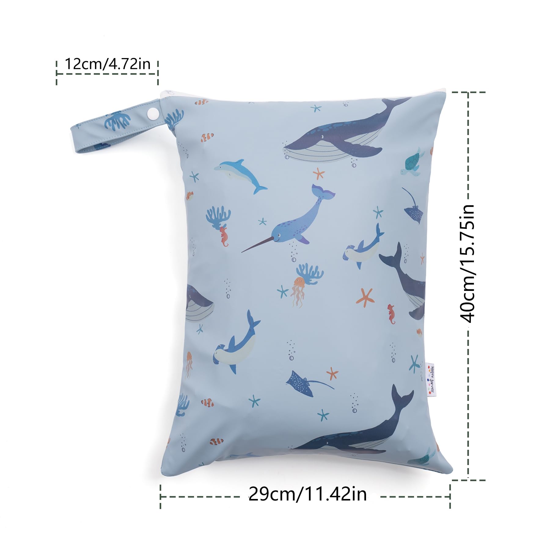 HALAA VAUVA waterproof PU material protects contents from moisture.