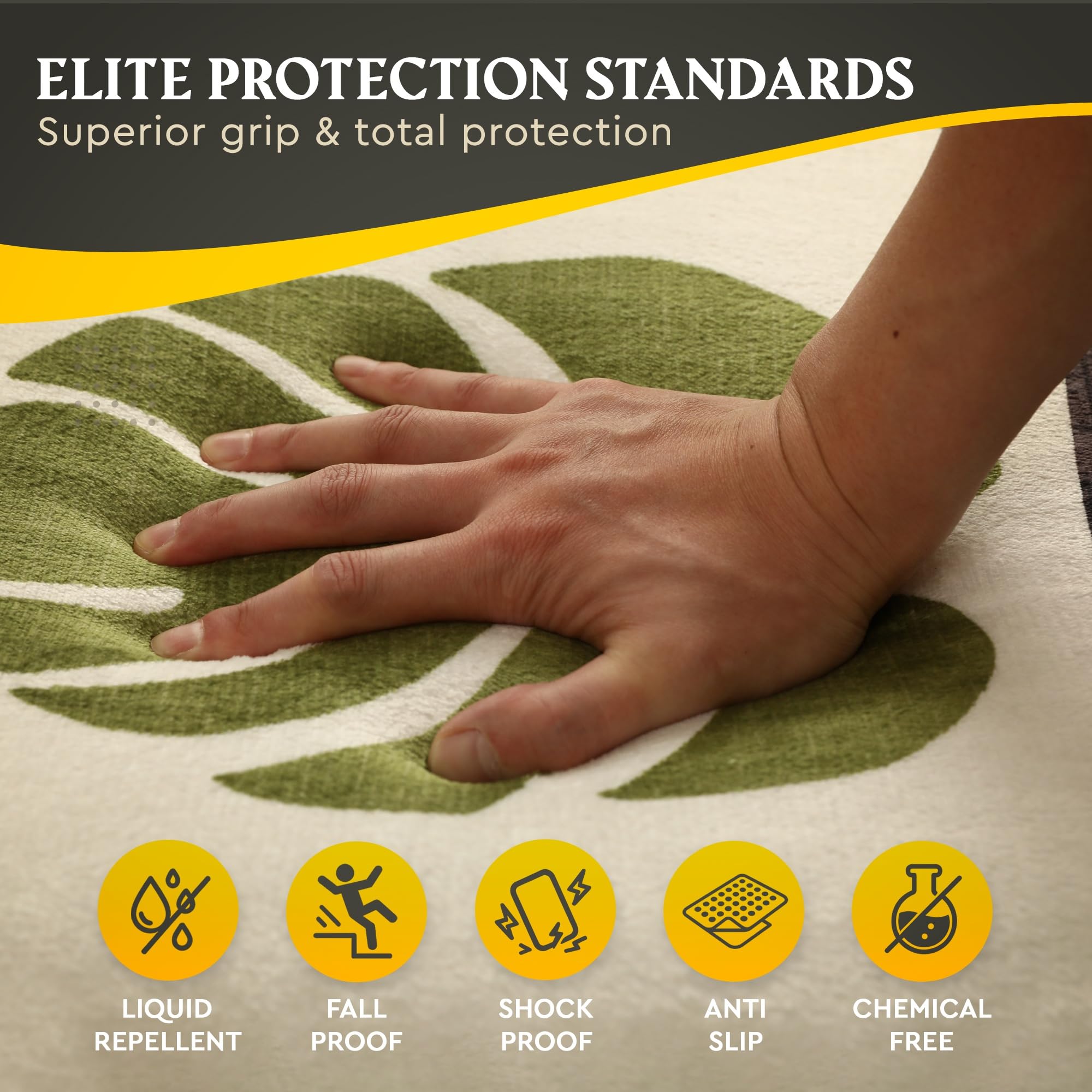 Halaluxe Water-resistant surface simplifies quick spills and cleaning.